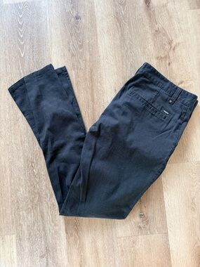 Brixton Black Chino Straight Leg Pants
